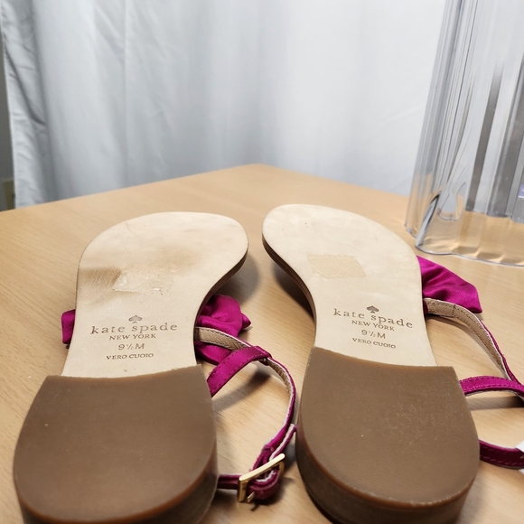 NWOB Kate Spade Pink Satin Bow Coquette Sandals US 9.5 - Picture 8 of 8